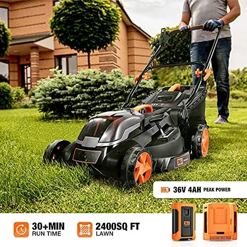 16-Inch DSF Cordless Lawn Mower