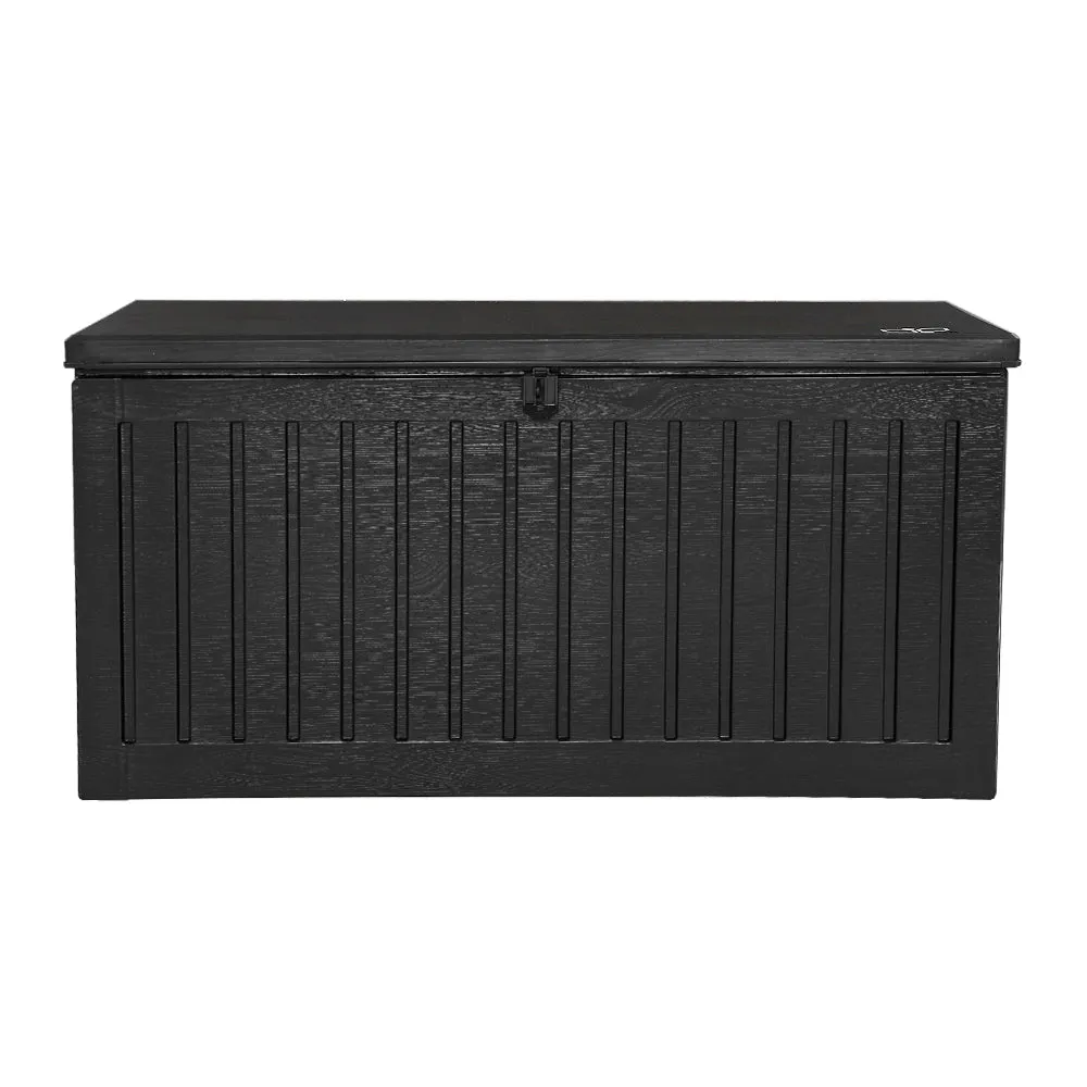 270L Weatherproof Storage Box & Bench, Lockable – Gardeon