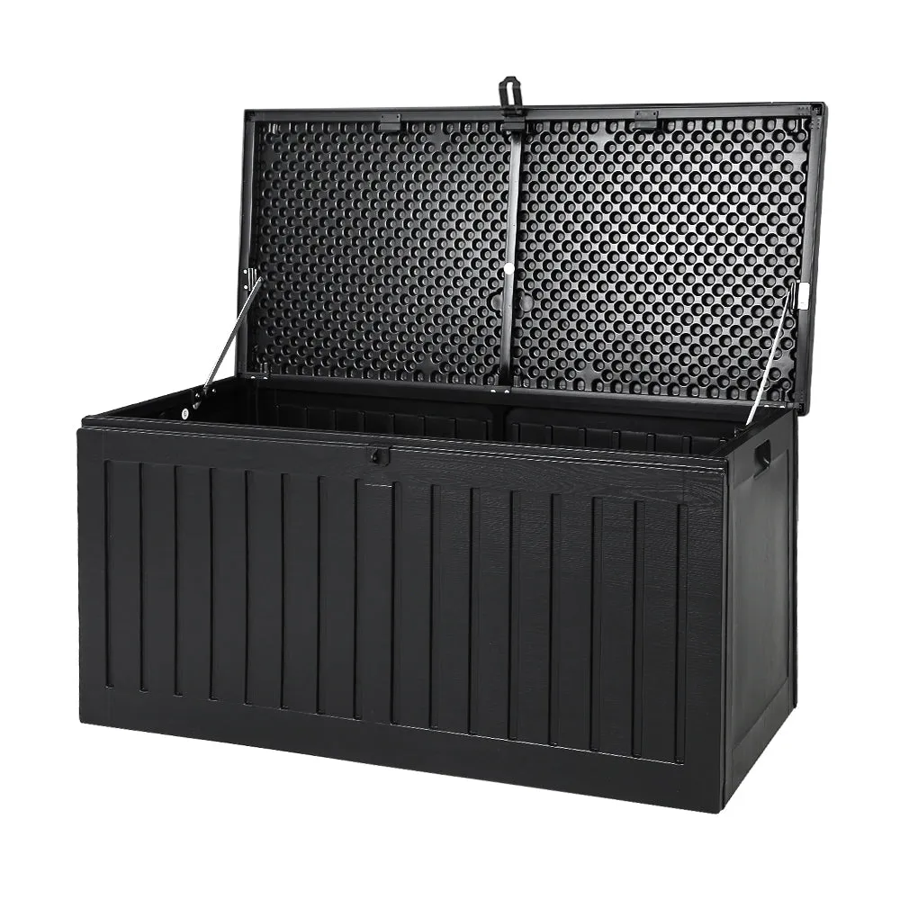 270L Weatherproof Storage Box & Bench, Lockable – Gardeon