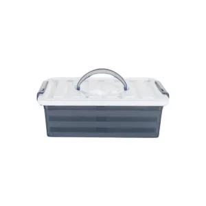 3.8L Storage Container Grey with Carry Handle