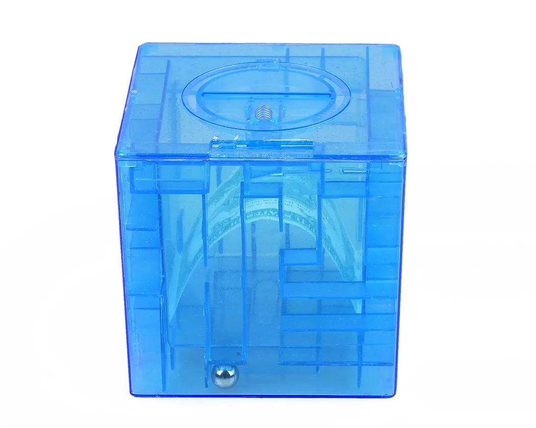 3D Maze Money Saving Box Puzzle Piggy Bank