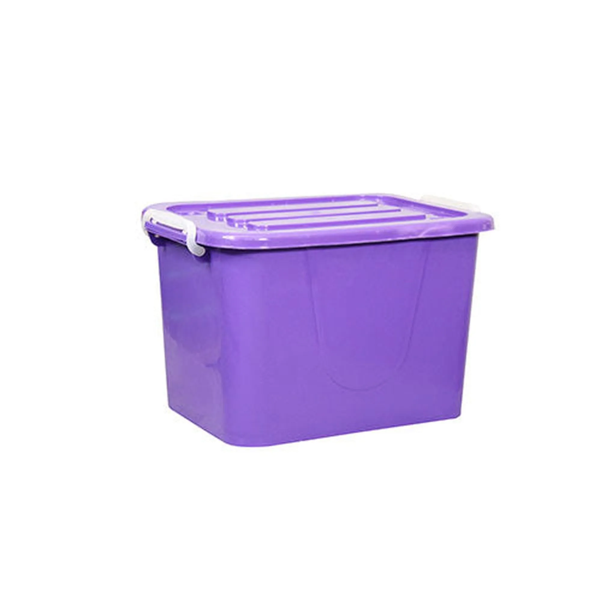 45L Storage Utility Container Box Clip Lock Lid & Wheels Nu Ware