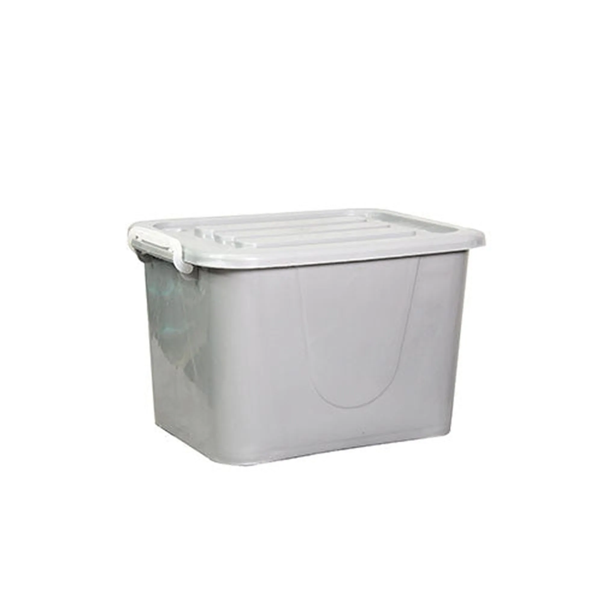 45L Storage Utility Container Box Clip Lock Lid & Wheels Nu Ware