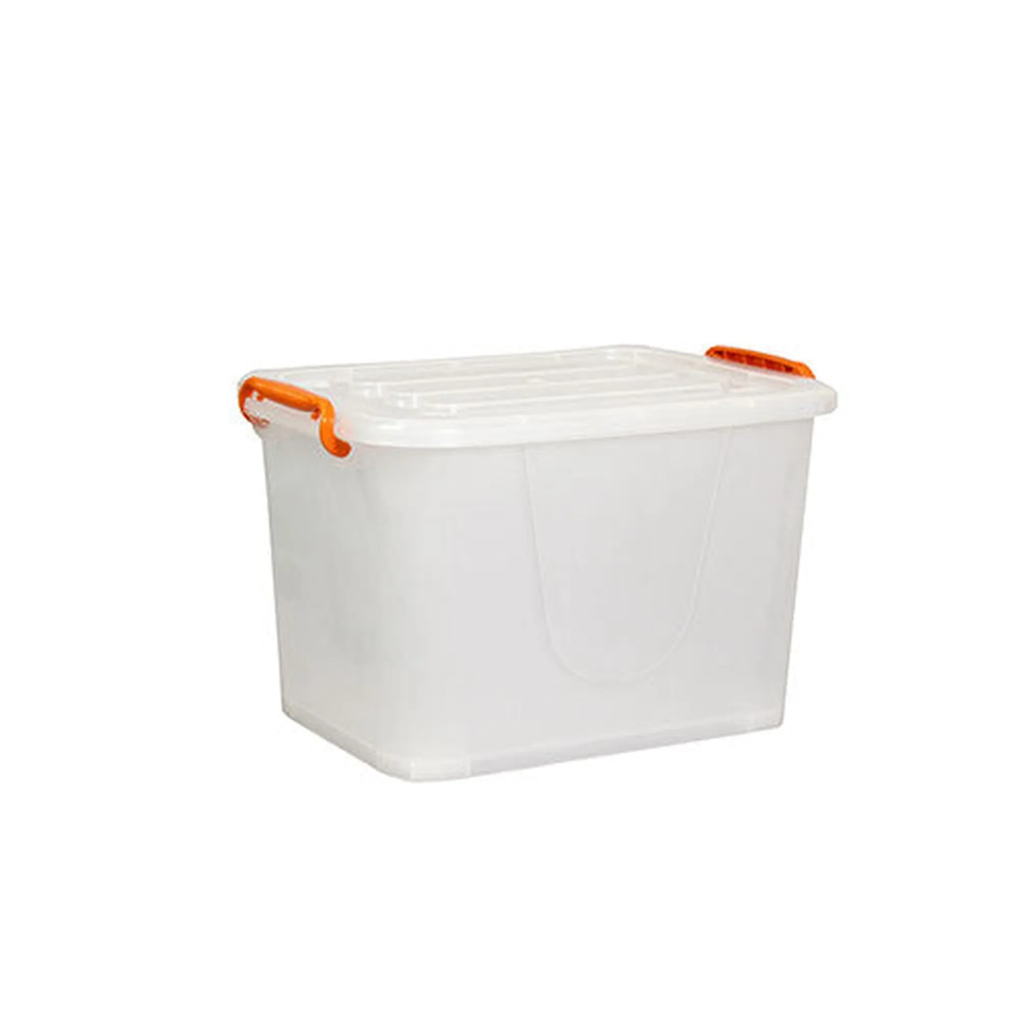 45L Storage Utility Container Box Clip Lock Lid & Wheels Nu Ware