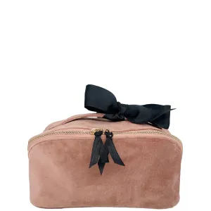 Accordion Box Makeup & Toiletry, Pink Velvet