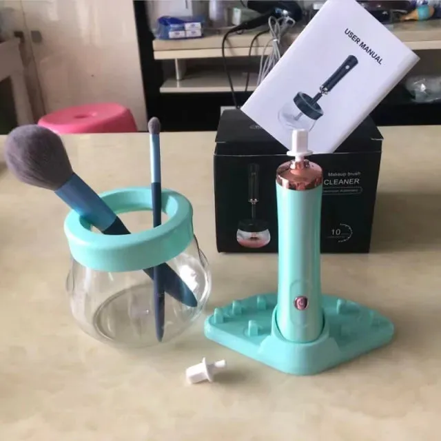 Automatic Electric Silicone Makeup Brushes Cleaning Tool