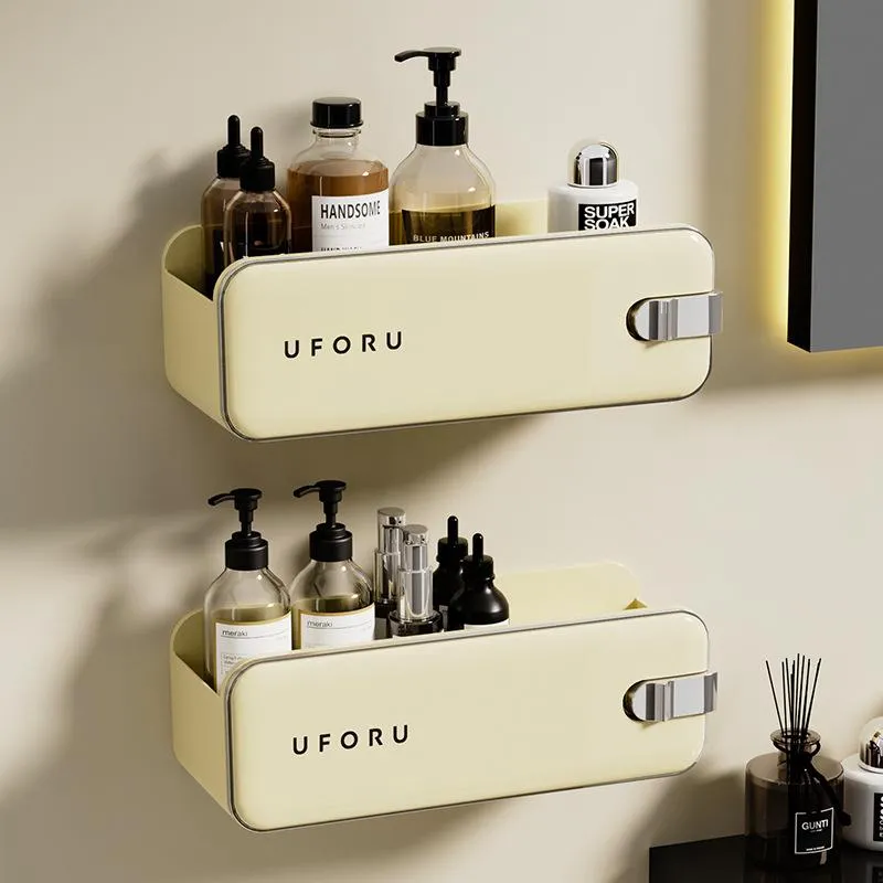 Bathroom Wall-mounted Hole-free Storage Rack, HG0151