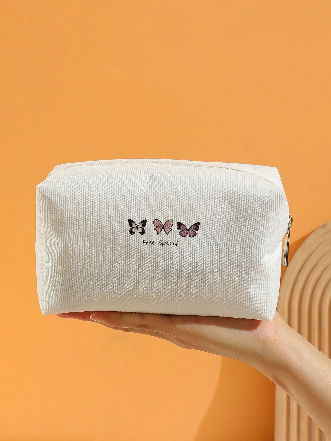 Butterfly Free Spirit Makeup Bag Cosmetic Organizer Toiletries Bag Makeup