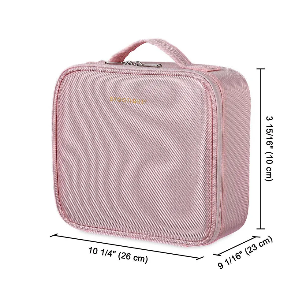 Byootique Makeup Train Case Travel Small Makeup Bag