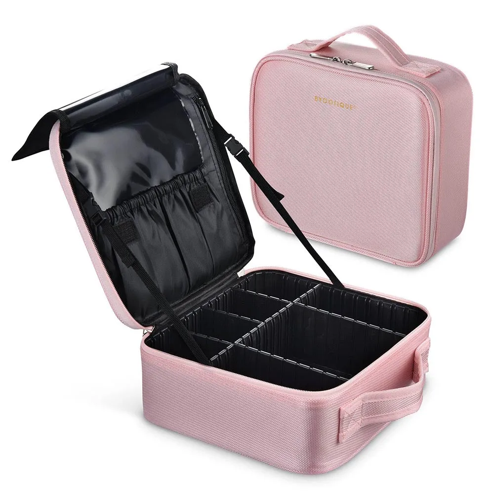 Byootique Makeup Train Case Travel Small Makeup Bag