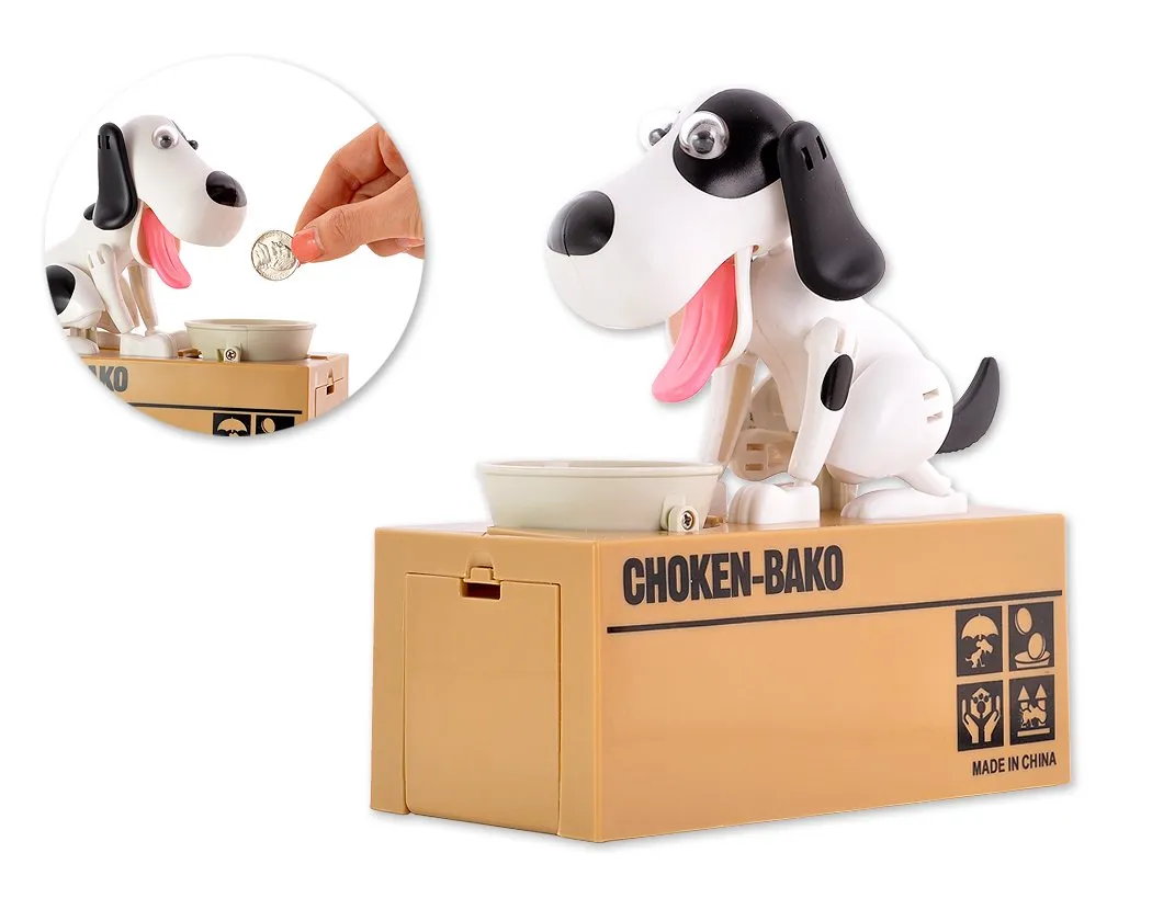 Coin Eating Doggy Bank Children's Money Box