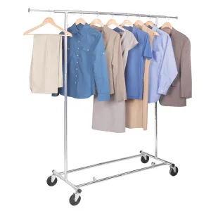 Commercial Chrome Garment Rack