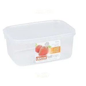 Decor Tellfresh Oblong 1L PVC Storage Box