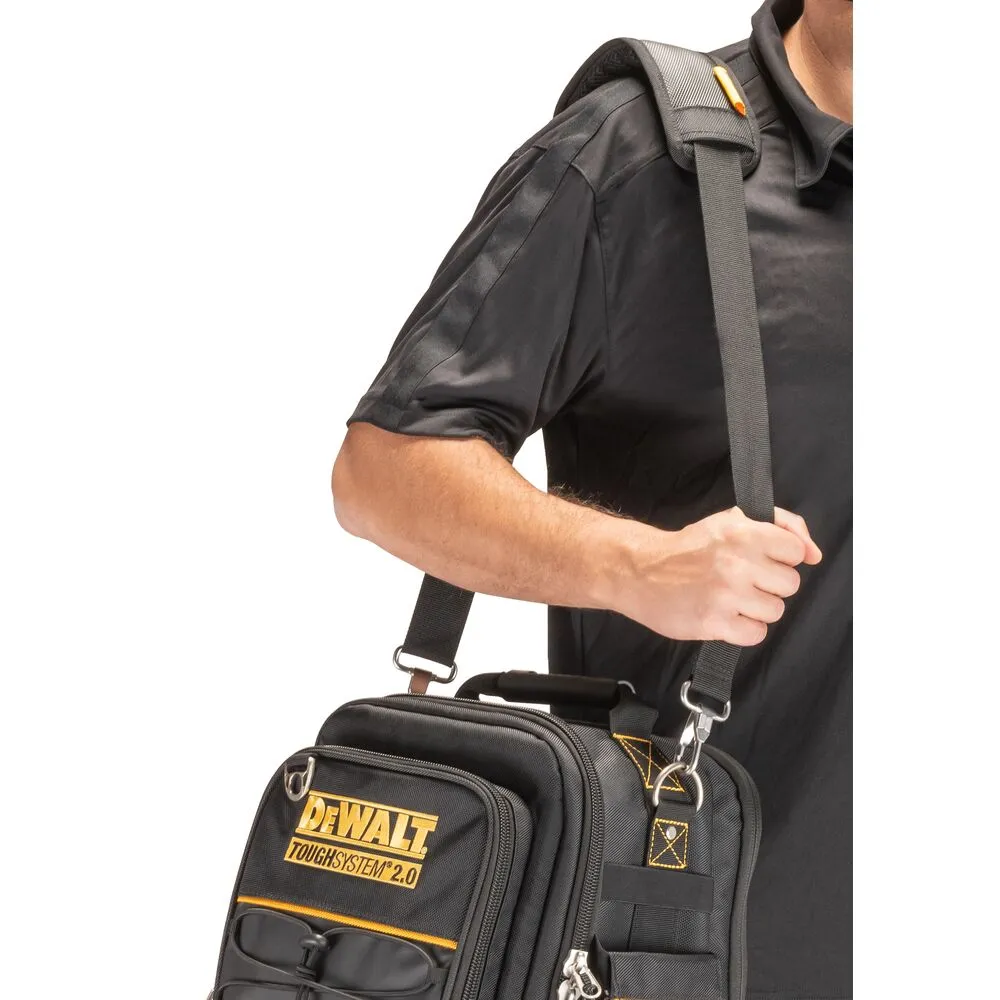 DeWALT DWST08025 TOUGHSYSTEM 2.0 Durable 1680D Compact Tool Bag w/ 25 Pockets