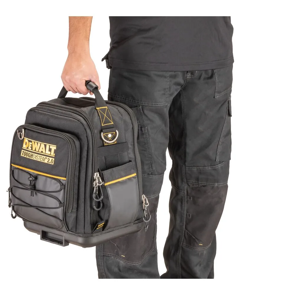 DeWALT DWST08025 TOUGHSYSTEM 2.0 Durable 1680D Compact Tool Bag w/ 25 Pockets