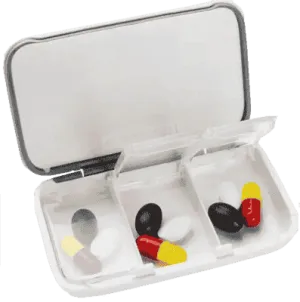 DOSETT Pocket, medication dosette box, medicine storage box