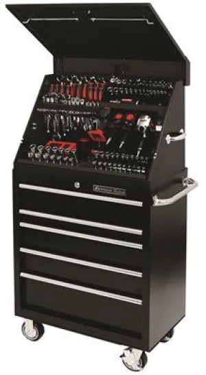 Extreme Tools  Pws Series 41 In. 11-Drawer Roller Cabinet With Self-Latching Drawers' 24 In. Deep' Textured Red