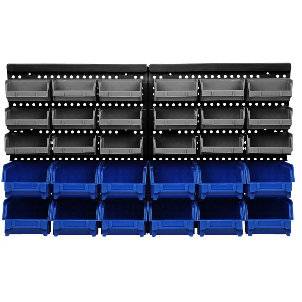 Giantz 30 Bin Wall Mounted Rack Storage Organiser