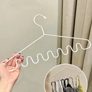 Japanese Space-Saving Wavy Cloth Hanger