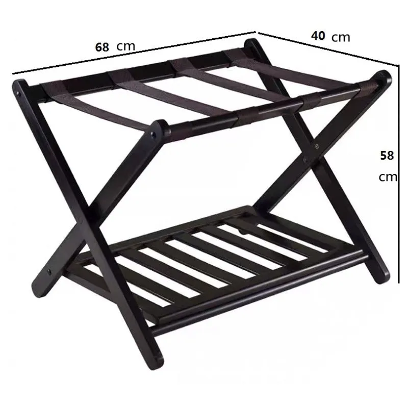 Luggage Rack Black Household High Grade