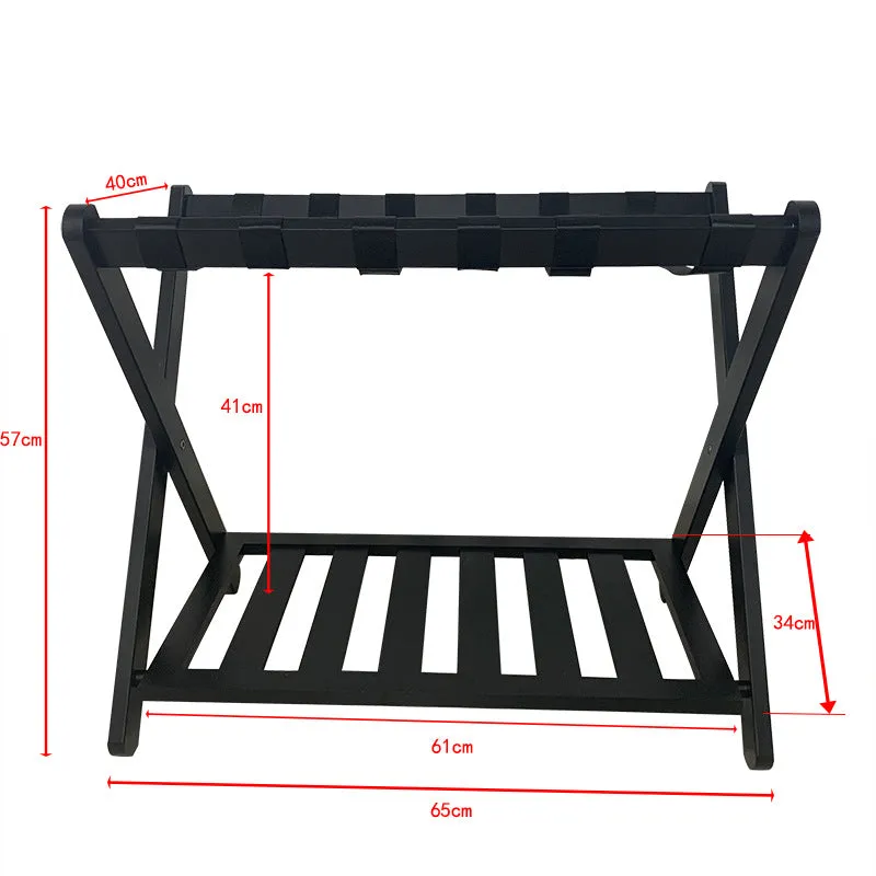 Luggage Rack Black Household High Grade