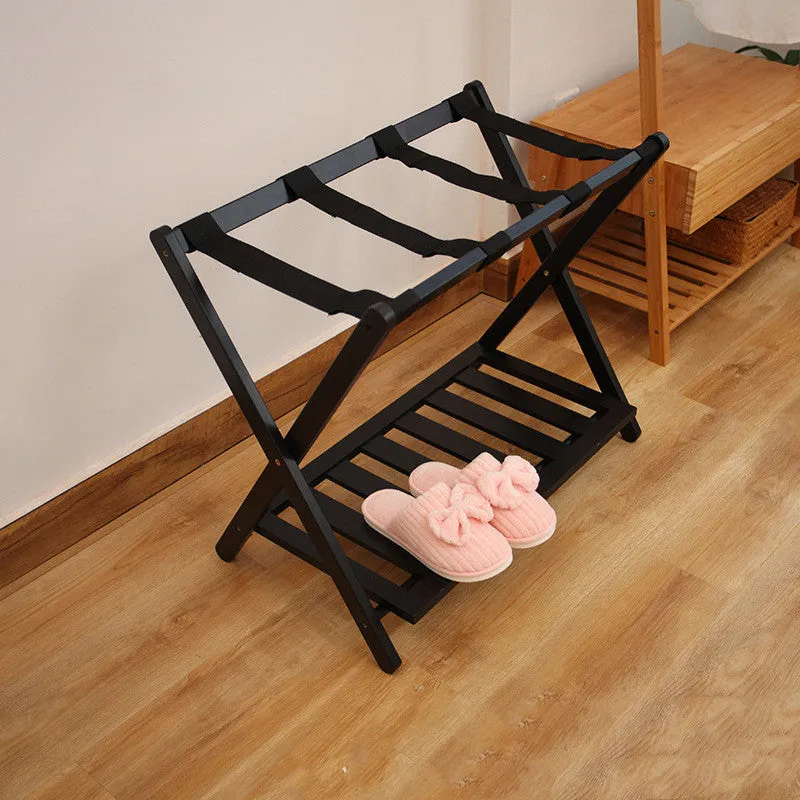 Luggage Rack Black Household High Grade