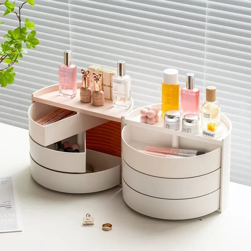 Multifunctional Rotatable Dressing Table Organizer