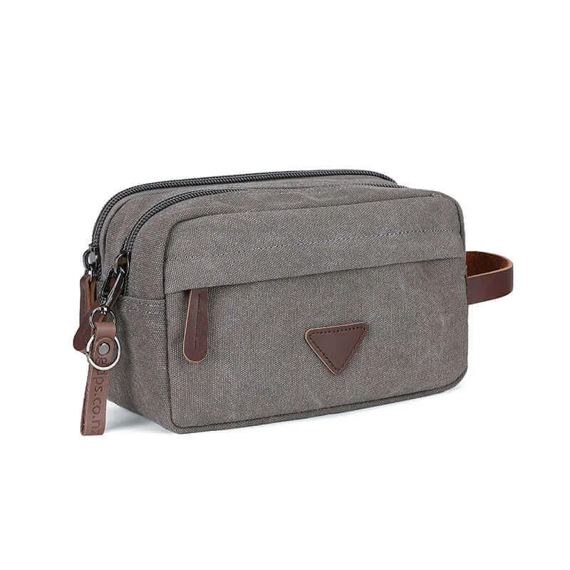 Multifunctional Toiletry & Travel Organizer Bag - Canvas Makeup Bag