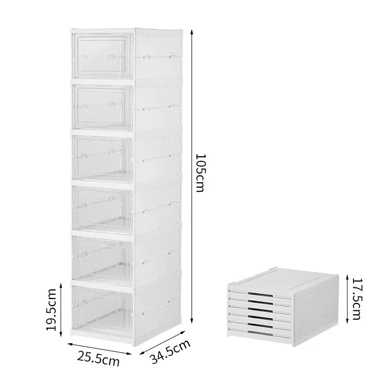 No Installation Thickened Shoe Box Transparent Cabinet Storage Home Shoe Rack