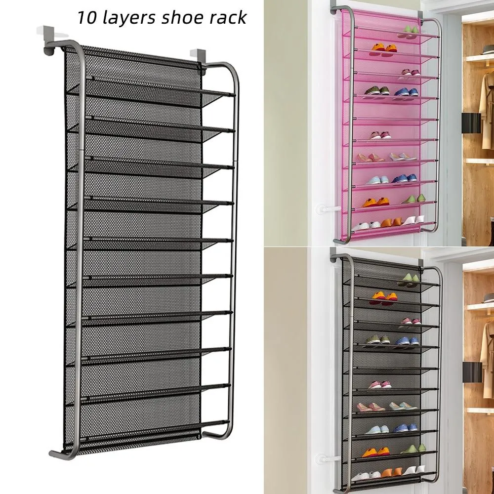 Over The Door Space Saving Shoes Rack