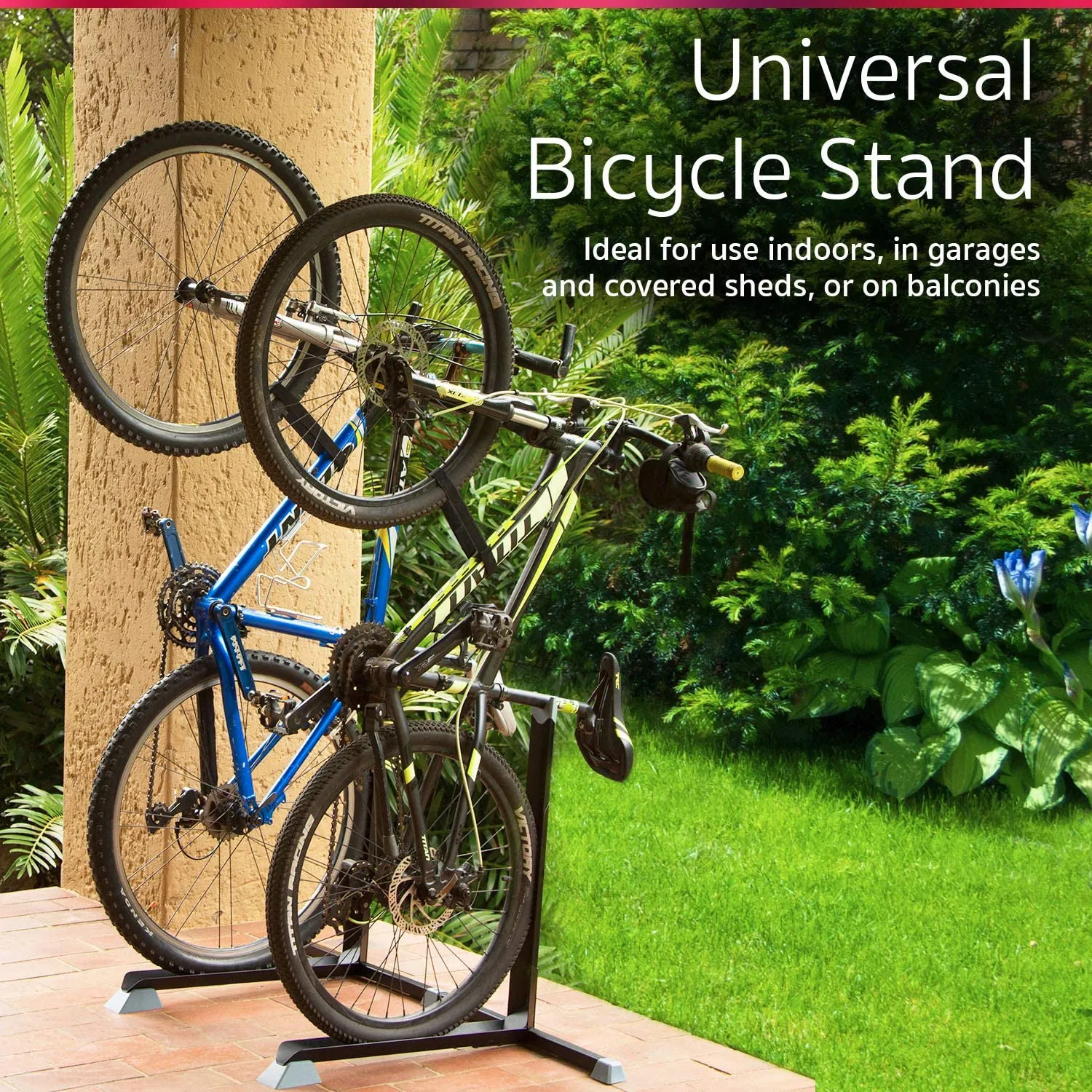 Portable Space-Saving Bike Nook Stand Rack