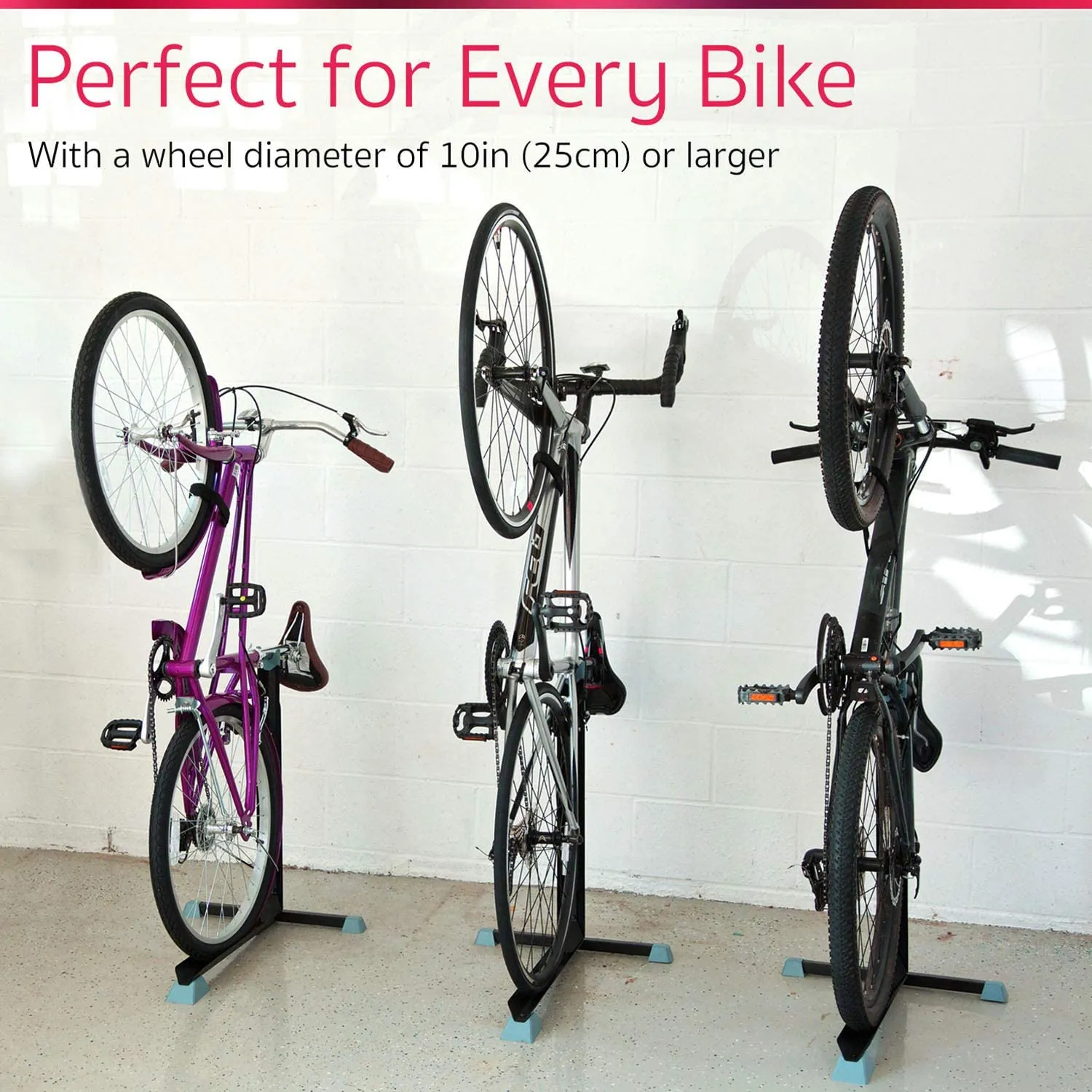 Portable Space-Saving Bike Nook Stand Rack