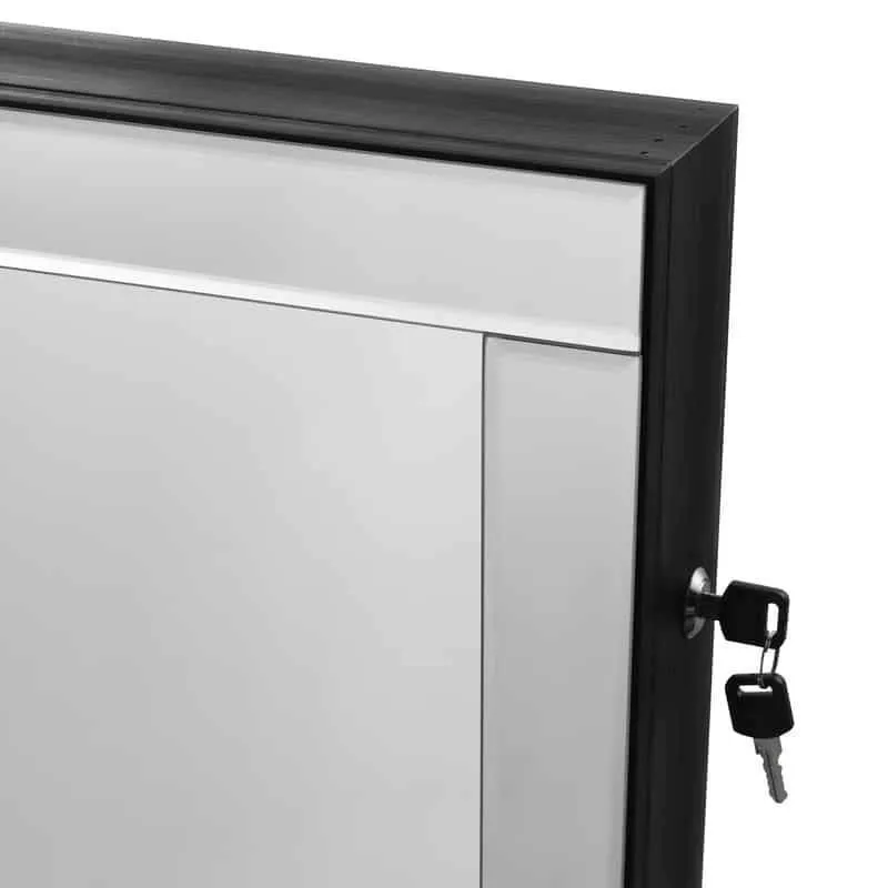 Radiant Cheval Mirror Jewelry Armoire