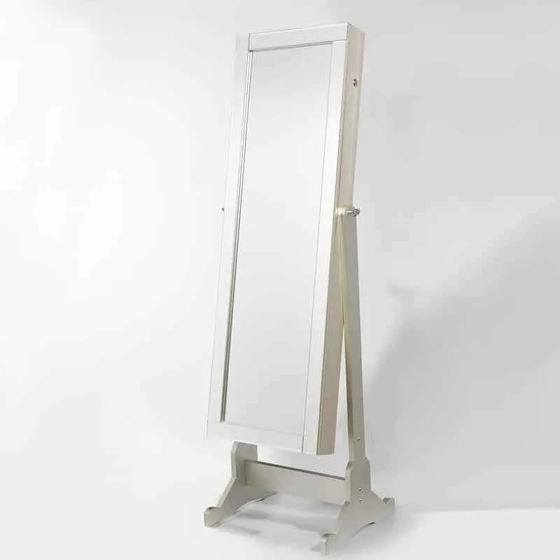 Radiant Cheval Mirror Jewelry Armoire