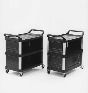 RUBBERMAID X-tra UTILITY CART ENCLOSED on 3 SIDE