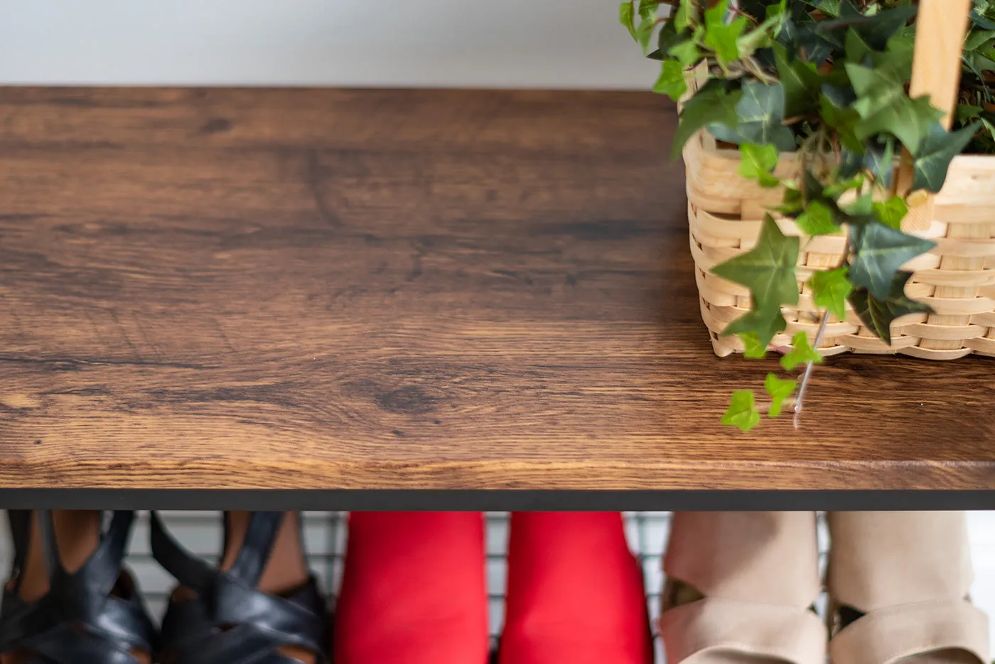 Shoe Storage Organizer with Shelf