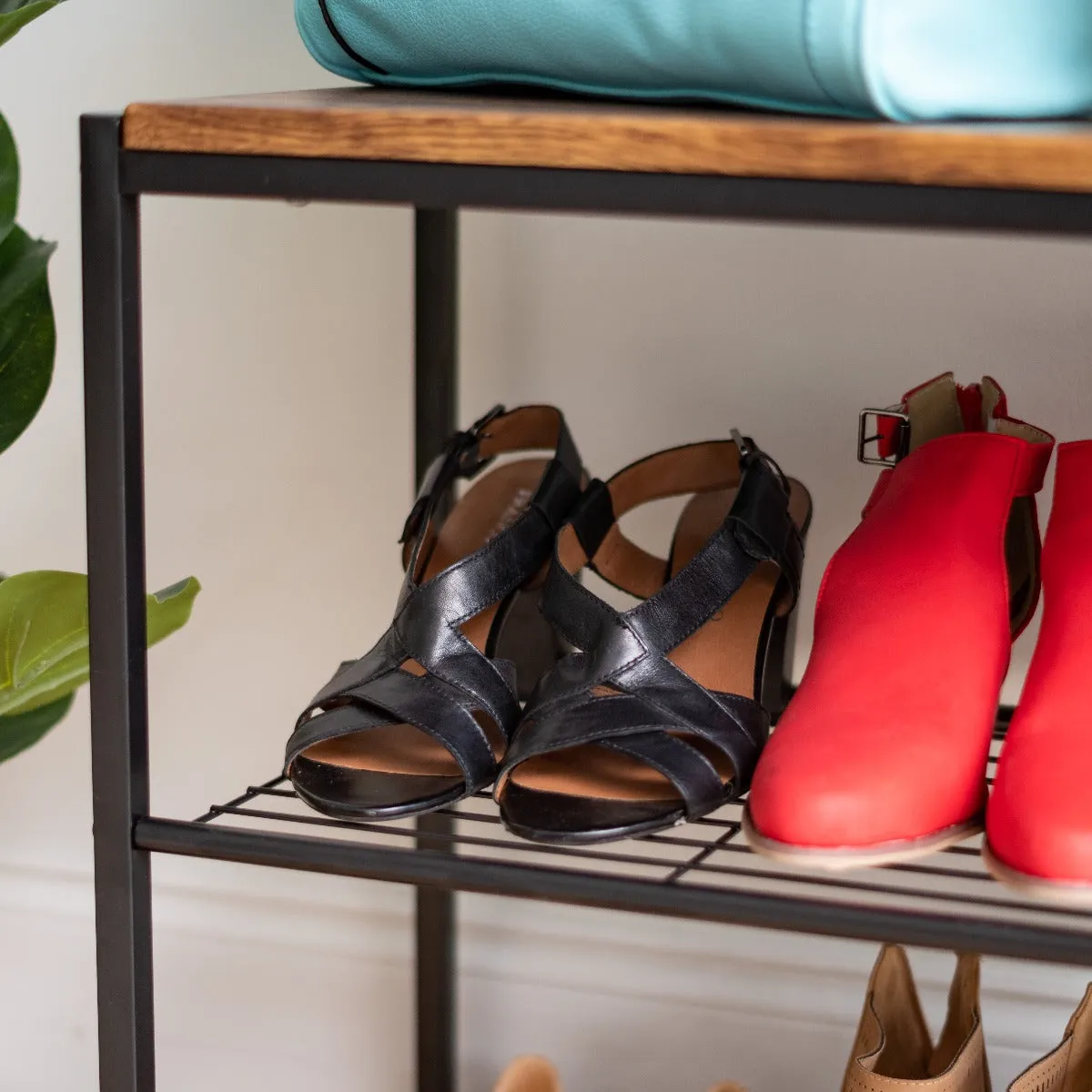 Shoe Storage Organizer with Shelf