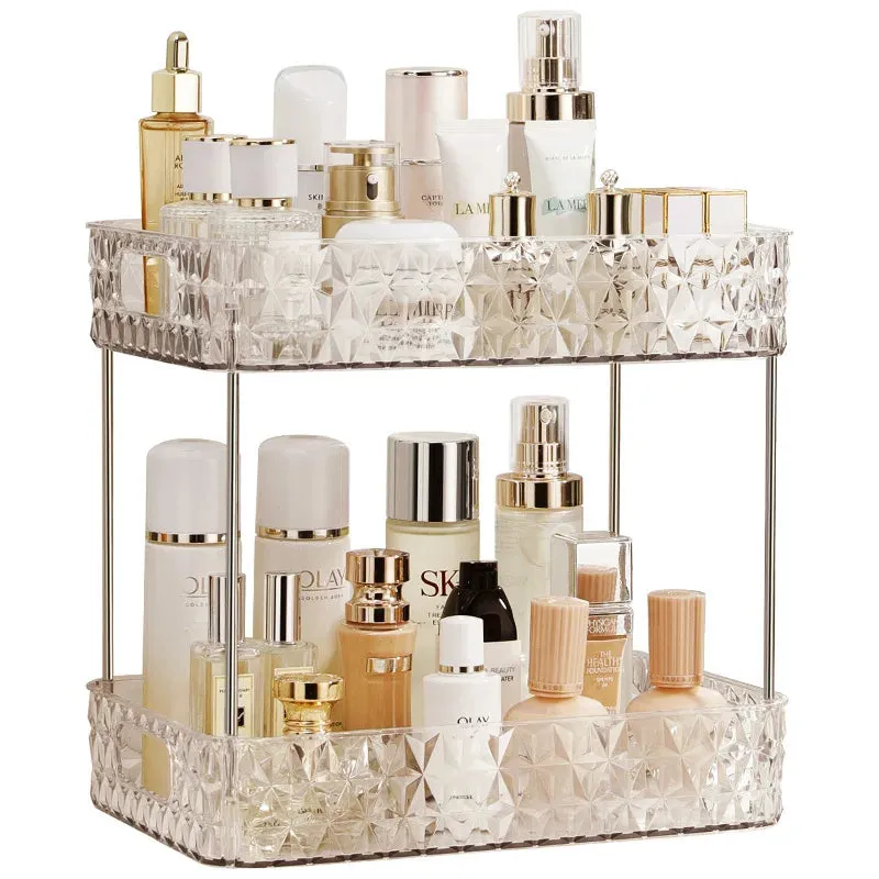 SINOTAO  -  Acrylic Storage Organizer Shelf Of Bathroom Home Kitchen Makeup Skincare Shampoo Lipstick Tabletop Holder Cosmetic Desk Rack