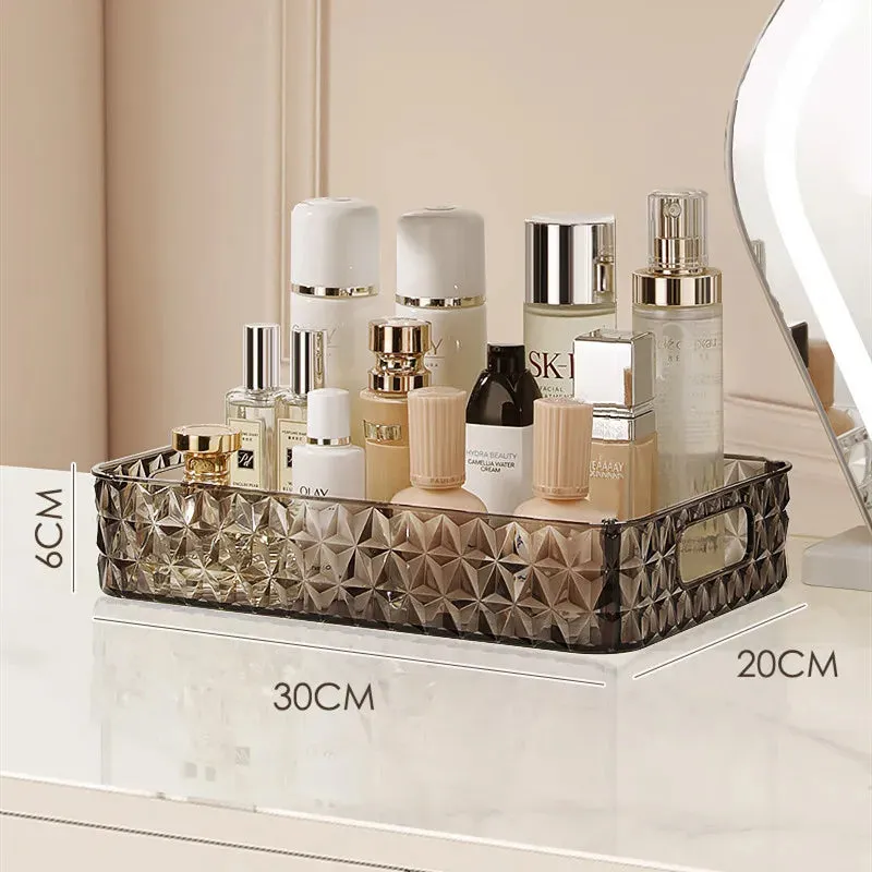 SINOTAO  -  Acrylic Storage Organizer Shelf Of Bathroom Home Kitchen Makeup Skincare Shampoo Lipstick Tabletop Holder Cosmetic Desk Rack