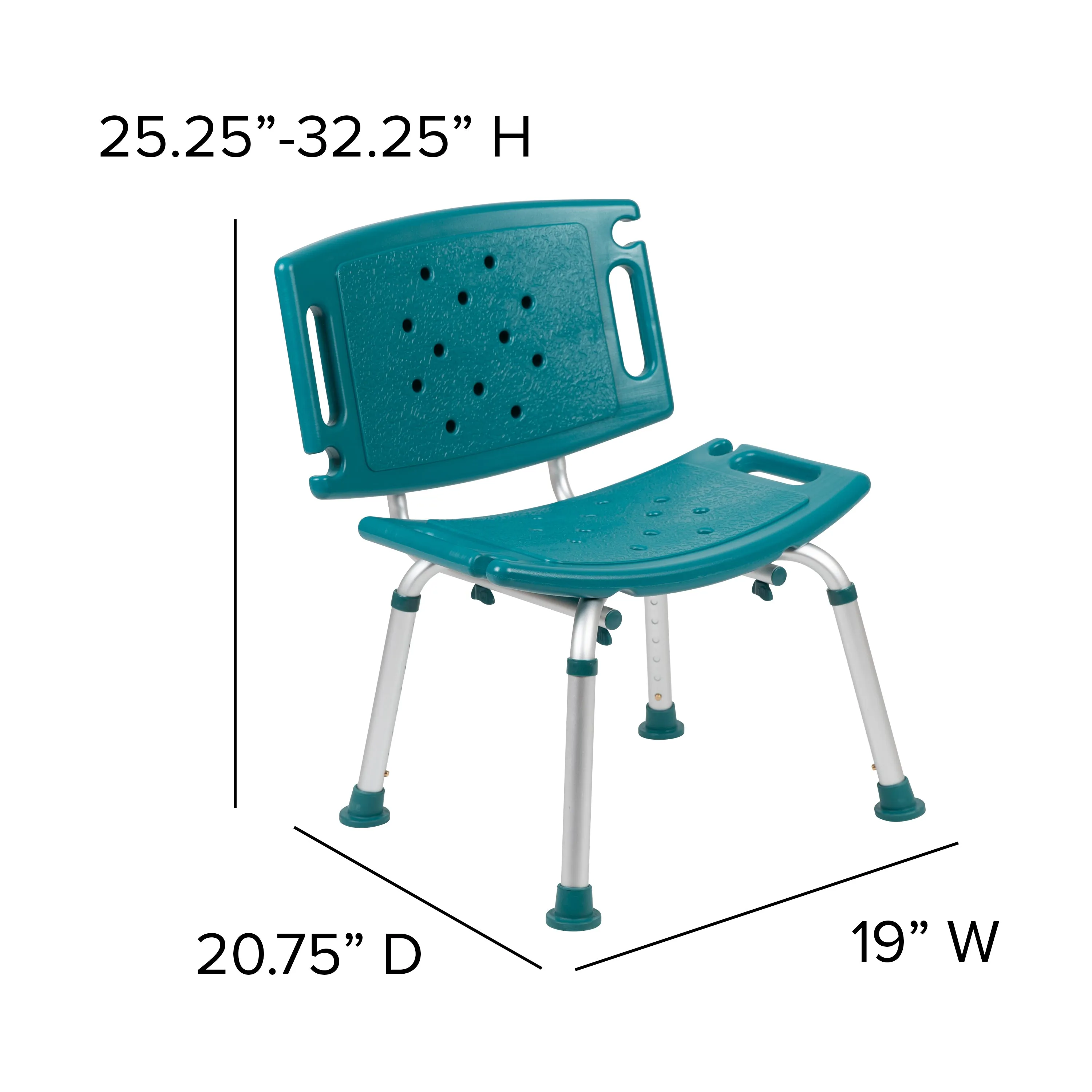 Teal Bath & Shower Chair DC-HY3501L-TL-GG