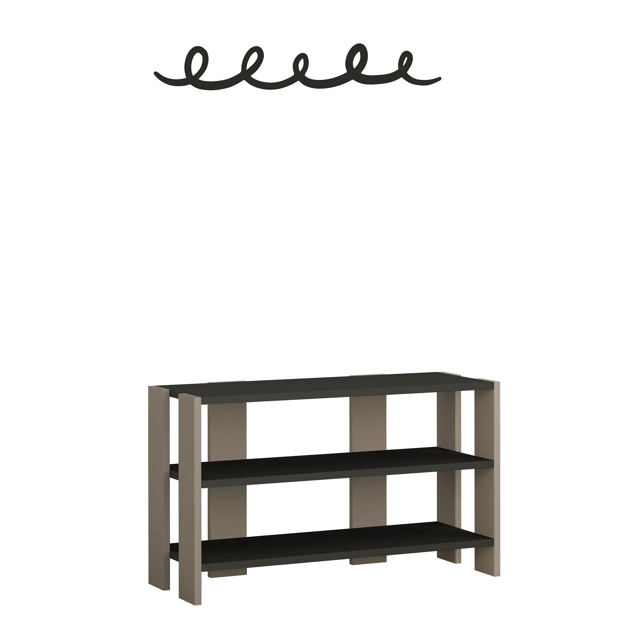 Tono Modern Shoe Rack With Hanger