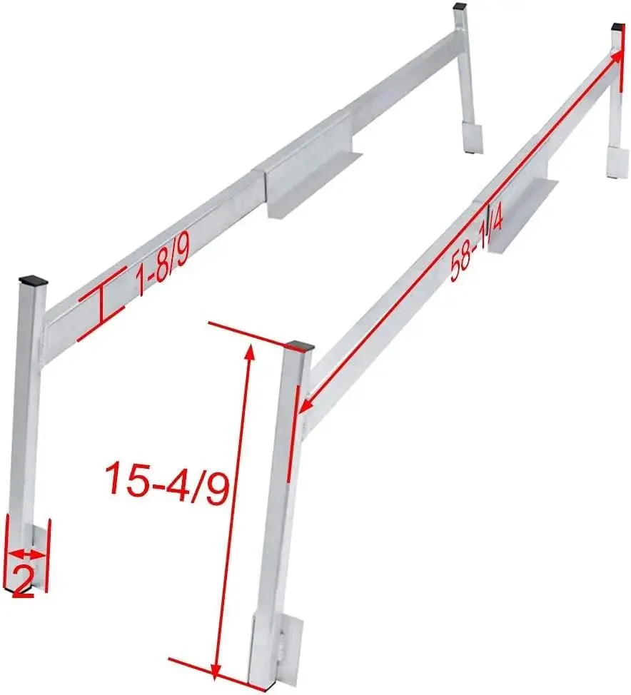 Universal Aluminum Truck Cap & Topper Ladder Rack