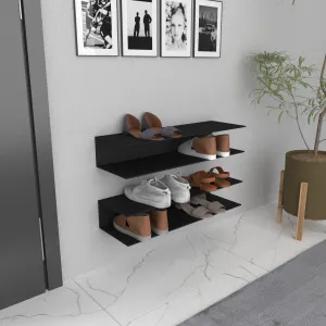 Wall Mounted Horizontal Shoe Rack