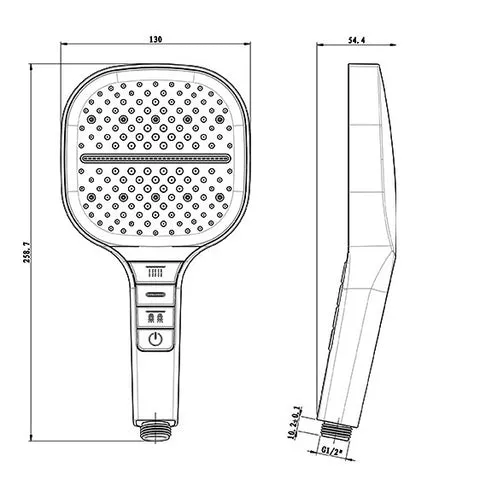 Water Saving Time Adjustable Shower Head