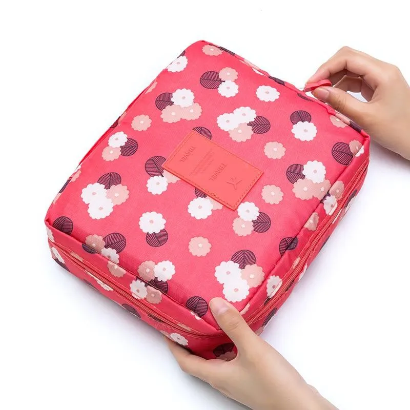 Waterproof Makeup Cosmetic Toiletry Bag For Women