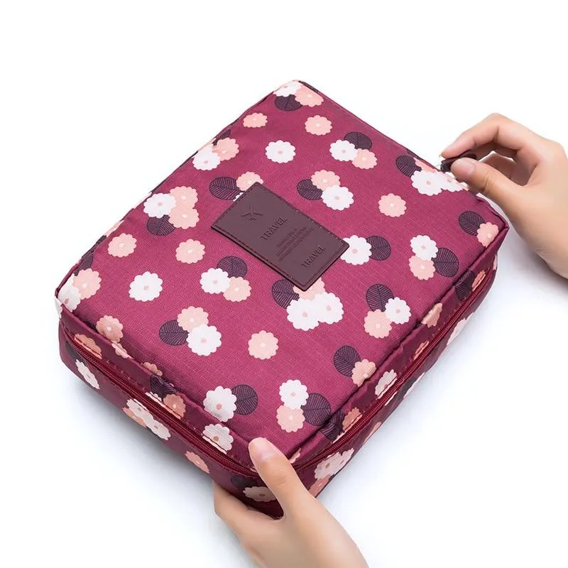 Waterproof Makeup Cosmetic Toiletry Bag For Women